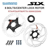 Shimano SLX Deore SM-RT76 RT66 RT64 RT54 Cánh quạt phanh đĩa 160mm 203mm 6 bu lông Đĩa khóa trung tâm MTB Cánh quạt xe đạp Xe đạp leo núi