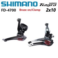 Shimano Tiagra FD-4700 10-Speed Double Braze-On / Kẹp 31.8mm Derailleur Phía Trước Chính Hãng Shimano Xe Đạp Phần