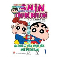 Shin - Cậu Bé Bút Chì - Phiên Bản Hoạt Hình Màu - Tập 1 - Himawari Chào Đời, Tớ Đứt Hơi! (Tái Bản 2023)