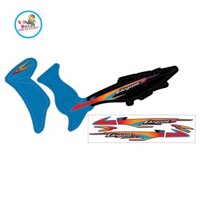 [SHIN DECAL] Tem xe elegant 50 2016 xanh đen