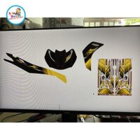 [SHIN DECAL] Tem xe jupiter JG vàng đen