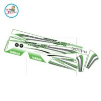 [SHIN DECAL] Tem xe jupiter 110 ZR trắng xanh kawa