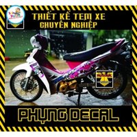 [SHIN DECAL] Tem xe sirius đầu lân trắng