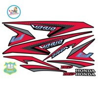 [SHIN DECAL] Tem xe vario 2017 đỏ đen