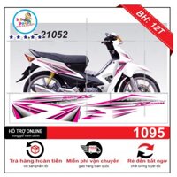 [SHIN DECAL] Tem xe wave 2016 trắng hồng