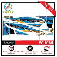 [SHIN DECAL] Tem xe wave a 2017 trắng xanh