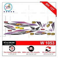 [SHIN DECAL] Tem xe wave a 2016 trắng tím