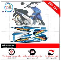 [SHIN DECAL] Tem xe wave RS 110 xanh đen