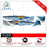 [SHIN DECAL] Tem xe wave RS 2017 2020 dán xe xanh