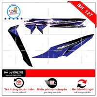 [SHIN DECAL] Tem xe wave RSX đời đầu xanh đen zola