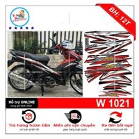[SHIN DECAL] Tem xe wave rsx 2010 mẫu zin đỏ đen