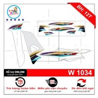 [SHIN DECAL] Tem xe wave S 100 2016 dán xe trắng