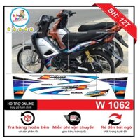 [SHIN DECAL] Tem xe wave Z 110 xanh đen