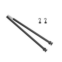 ShineTrip Outdoor Camping Picnic Cups Bowls Hanger Rod Portable Aluminum Alloy Storage Hangers Rod Multifunctional Foldable Table Side Magnetic Rod