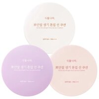 Shingmulnara Oxygen water tone-up sun cushion 15g SPF 50 + / PA + + + + 2 màu tùy chọn với nạp lại