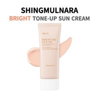 Shingmulnara White Rice Bright Tone Up Moisture Sun Cream 100ml - Kem chống nắng Hàn Quốc SPF 50 để dưỡng ẩm và làm sáng hiệu ứng