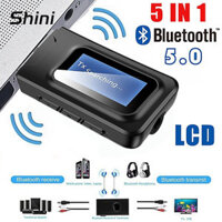 【Shini】 Bluetooth Receiver  Bluetooth Bộ Chuyển Đổi Tai Nghe Bộ Khuếch Đại Công Suất Loa Bluetooth Dongles LCD Thông Minh Cao Cấp