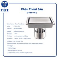 [SHIP 0Đ] Phễu Thoát Sàn Onimi FT155-110-2 Thiết Vệ Sinh Cao Cấp