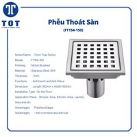 [SHIP 0Đ] Phễu Thoát Sàn Onimi FT154-150Thiết Vệ Sinh Cao Cấp