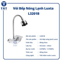 [SHIP 0Đ] Vòi Rửa Chén Nóng Lạnh Luxta L3201B Vòi Xoay 360 Độ Chất Liệu Sáng Bóng Chống Rỉ Sét