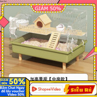 (Ship chậm) Lồng Chuột Hamster Nhỏ Acrylic Trong Suốt Nhà Chuyên Dụng Giá Rẻ Lớn Biệt Thự Siêu Lớn Bộ Đồ Tổ Chuột Hamste