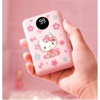 ship grab/ ship hoả tốc pin sạc dự phòng Hello Kitty  10.000 mAh (power bank) chính hãng tại nguyễn gia group quận 5: