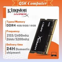 【Ship hàng tận nơi 24H】Kingston Hyperx RAM DDR4 2133MHz 2400Mhz 2666Mhz 3200Mhz 4GB 8GB 16GB PC4-17000 PCD-19200 PC4-21300 PC4-24000 1.2V 260 Pin SODIMM Laptop RAM