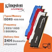 【Ship hàng tận nơi 24H】Kingston Hyperx 4GB/8GB Desktop RAM DDR3 1333MHZ/1600/1866MHZ DIMM memory for PC