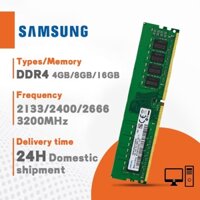 【Ship hàng tận nơi 24H】4gb/8GB/16GB Samsung 2133/2400/2666/3200MHZ Desktop RAM  DDR4 DIMM  for PC
