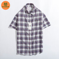 [SHIP HỎA TỐC] Áo sơ mi sọc caro lớn nam tay ngắn LC, vải oxford cao cấp, ít nhăn, phong cách năng động