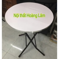 (Ship hỏa tốc) Bàn tròn gấp gọn mặt gỗ công nghiệp cao 60cm đủ cỡ