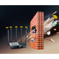[SHIP HỎA TỐC] Bộ Phát Sóng Router Wifi Chuẩn AC1200 Tenda AC7 5 Râu Xuyên Tường Cực Mạnh - Hàng Chính Hãng Mới