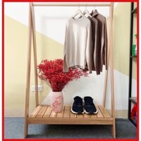 [Ship Hỏa Tốc] Giá Kệ Gỗ Treo Quần Áo Chữ A 1 Tầng DT Shop