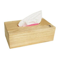 (Ship hỏa tốc) Hộp Khăn Giấy Nhỏ, Wooden Tissue Box (25 x 14 x 8.8cm)