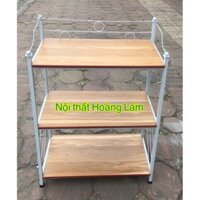 (Ship hỏa tốc) Kệ sách sắt đa năng 3 tầng dài 60cm