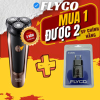 [Ship Hỏa Tốc] Máy Cạo Râu Flyco FS371VN 3 Lưỡi Kép Thân Máy Chống Nước Sạc Nhanh 1 Giờ - Chính Hãng