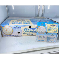(SHIP HỎA TỐC) Mua ngay 1 THÙNG sữa chua ăn không đường Mộc Châu Milk 100g x 48 hộp