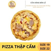 [SHIP HỎA TỐC] Pizza Thập Cẩm Đông Lạnh [Mực, Xúc Xích, Thịt Heo Muối, Bắp, Ớt Chuông, Hành Tây, Sốt Cà, Phô Mai]