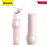 ✅SHIP HOẢ TỐC -Quạt cầm tay kiêm sạc dự phòng Baseus Tricolor (Handle/Destop, 2000mAh, 1.1W)