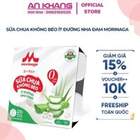 [SHIP HỎA TỐC ] Sữa chua không béo ít đường Morinaga nha đam 1 thùng 48 hộp