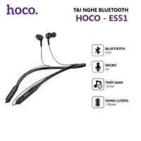 ✅Ship hoả tốc - Tai nghe Bluetooth Hoco ES51 V5.0 hỗ trợ mic loại vòng cổ tai nghe thể thao