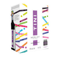 (Ship hỏa tốc) TINI - Rượu Vang Đỏ, Merlot D`Italia, 12% (3L)