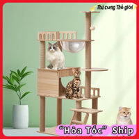 Ship hoả tốc TPHCM,nhà gỗ cho mèo,cây mèo nhà cây,trụ cào móng cho mèo,nhà cây cho mèo,cattree cho mèo,cào móng mèo