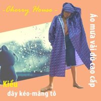 SHIP KHẮP VIỆT NAM  Áo mưa vải dù chất lượng cao- kiểu dây kéo phía trước