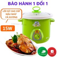 [SHIP NGAY] 🔥Nồi Kho Cá, Nấu Cháo Điện Đa Năng Lòng Đất Nung 1.5L - 2.5L (Màu Xanh) 🔥Nhỏ Gọn, Tiện Dụng