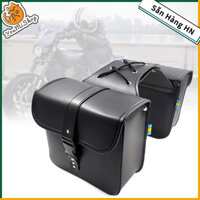 [Ship Nhanh] Cặp Túi Da PU Đeo Hông Xe Máy Chống Nước - Túi Đựng Đồ Treo Yên Sau Xe Máy【YouMiShop】
