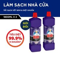 🚚SHIP NHANH 🚚Combo 2 Tẩy Rửa Nhà Tắm DUCK Siêu Tẩy Pro 1800ml/chai