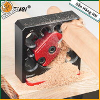 [Ship Nhanh] Cữ chuốt thanh gỗ tròn - Bộ Dụng Cụ Chuốt Gỗ Tròn 8 Lỗ Hợp Kim Nhôm【YouMiShop】