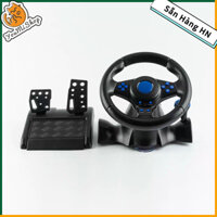 [Ship Nhanh] Vô lăng chơi game đua xe 3 trong 1 Xoay 180 độ Đa năng có bàn đạp cho PC【YouMiShop】