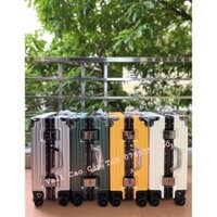 (Ship rẻ) (20  xách tay) vali kéo vali khung nhôm khóa sập cao cấp du lịch size 20/24/29 ( Ảnh thật )